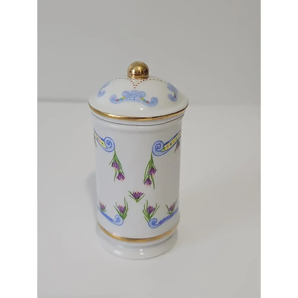 Lenox Spice Carousel Saffron Celery Salt Spice Jars1993 Fine Porcelain FLAWED